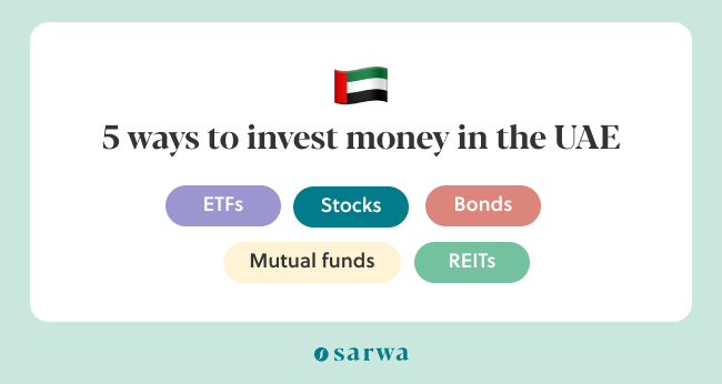 different ways to invest money in uae