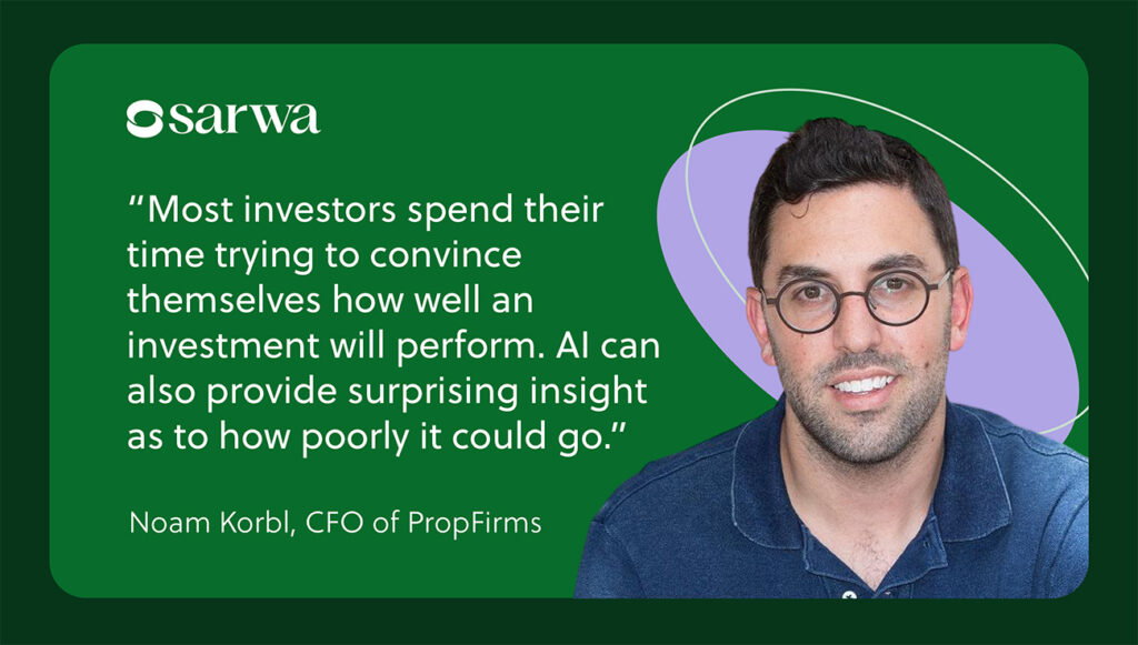 using AI to trade stocks noam korbl propfirms